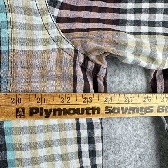Tommy Bahama Shirt Mens XL Cotton Madras Plaid Button Up Preppy Long Sleeve - Picture 10 of 16
